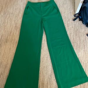 Alice and Olivia green trousers